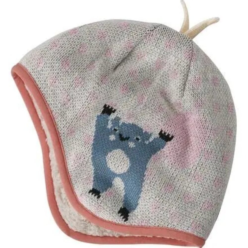 NWT Patagonia Baby Reversible Beanie- Wool White